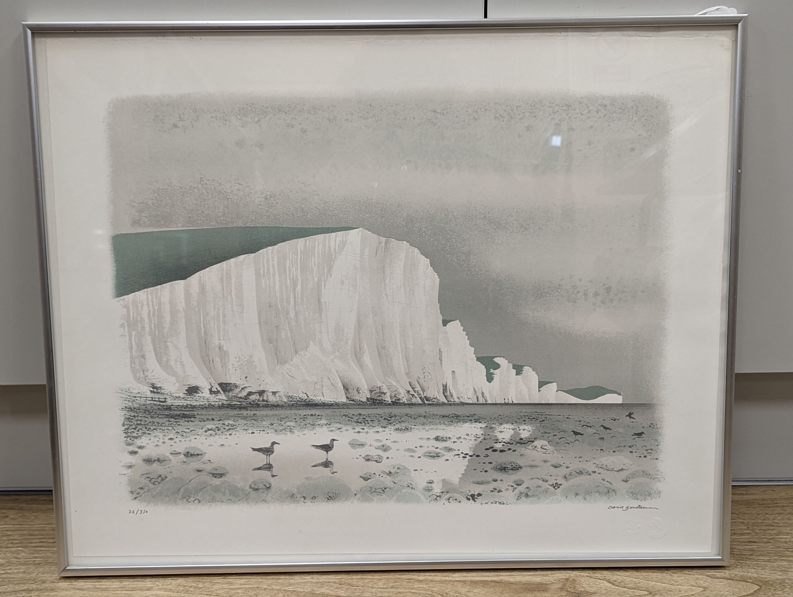 David Gentleman (b.1930), lithograph, The Seven Sisters, signed in pencil, 26/350, 48 x 61cm